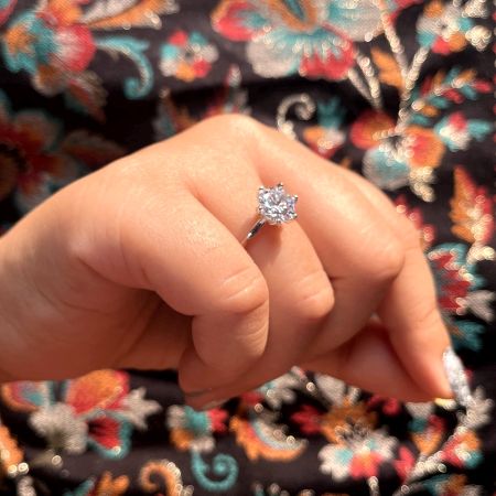 925 Sterling Silver Solitaire Fairy Flexible Designer Ring